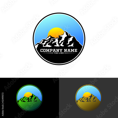 Mountain Logo Business Template Vector Design with high resolution