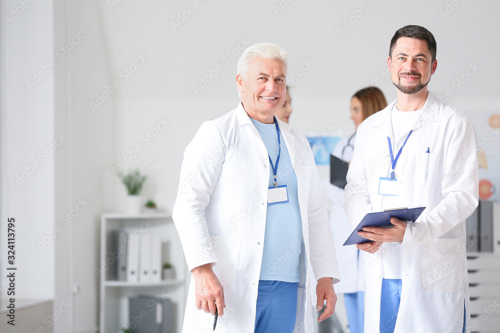 Professional male doctors in clinic Professional male doctors in clinic