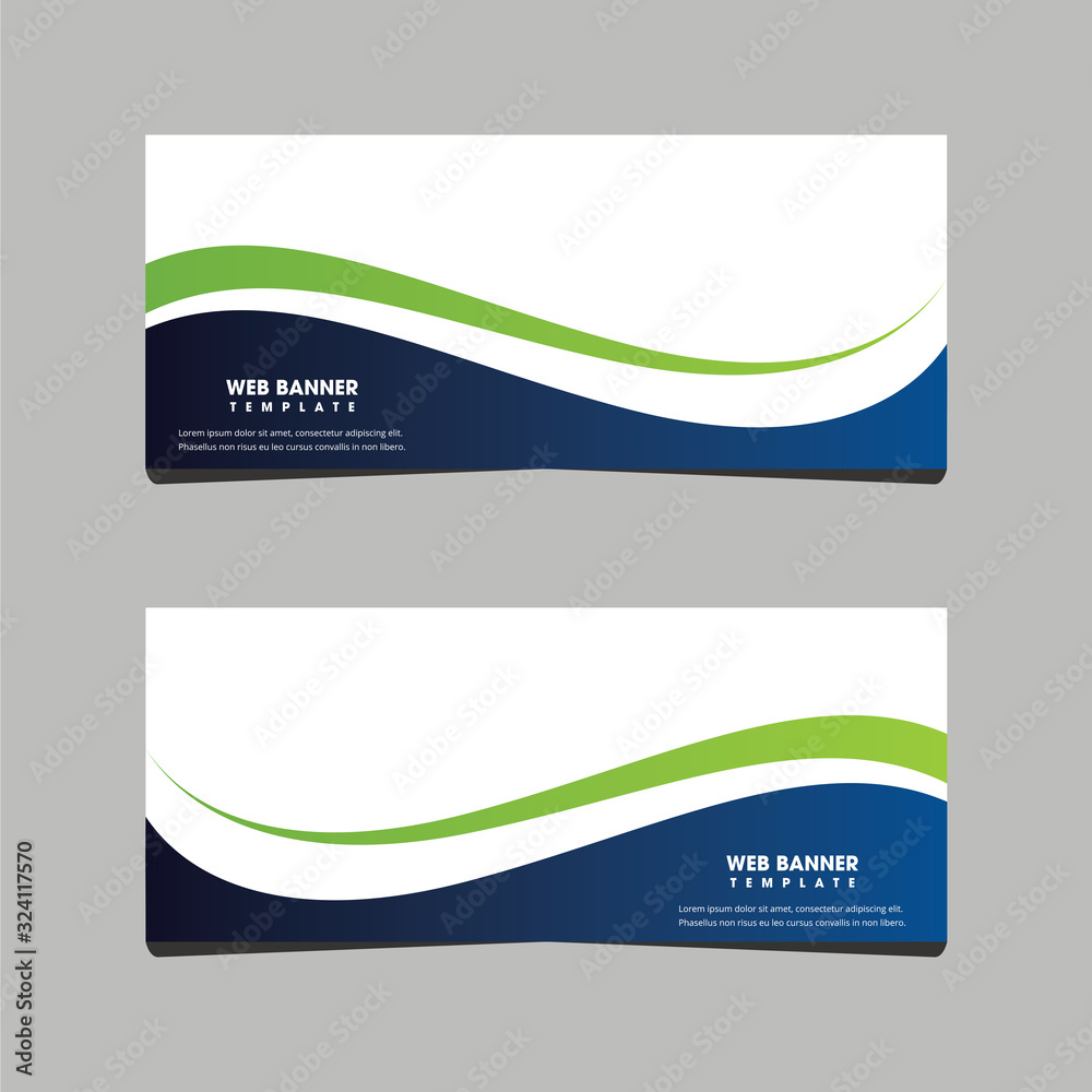 Fototapeta premium Luxury web banner design