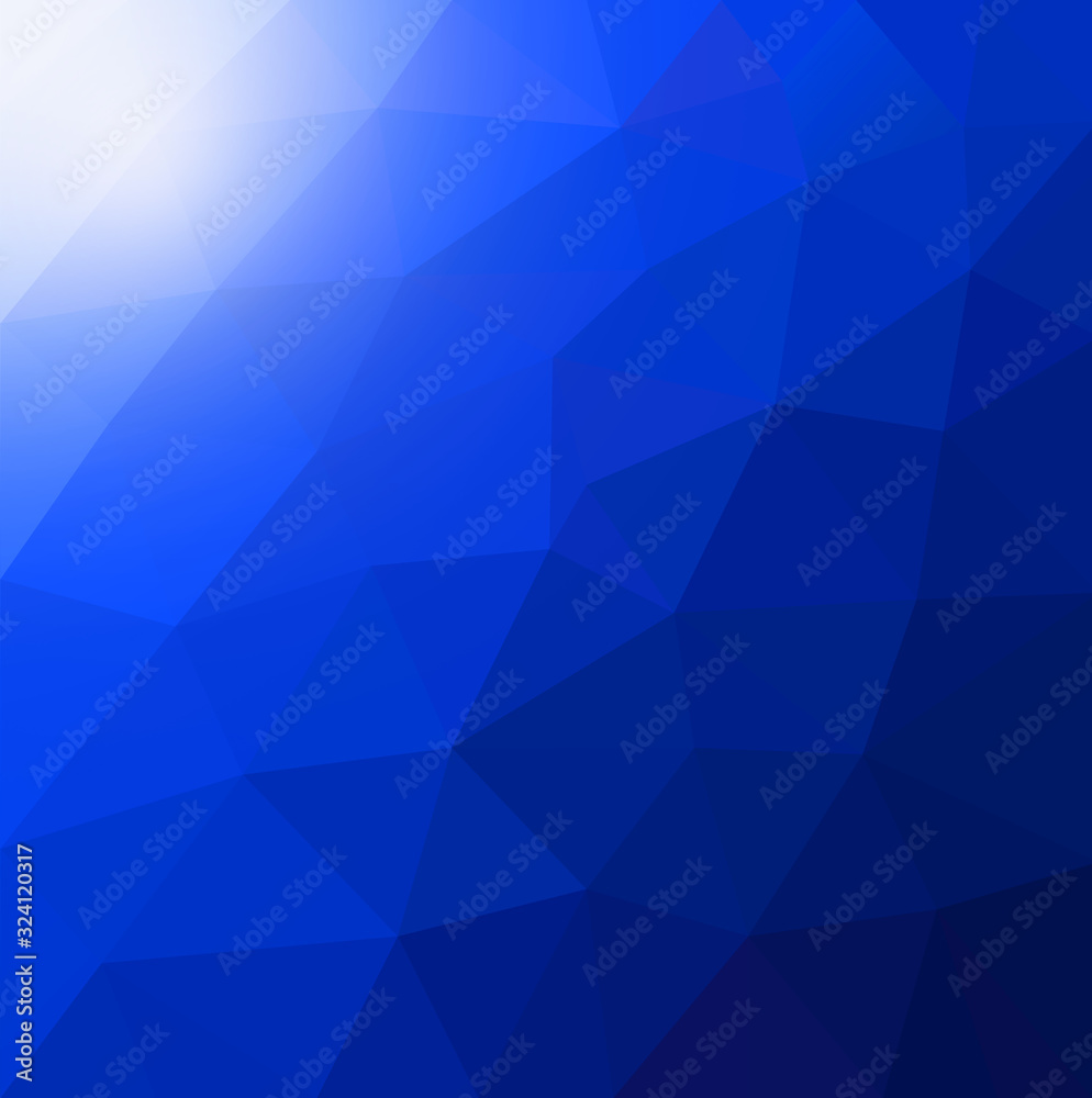 Blue background abstract Polygonal ( Low-Poly )Triangular Modern Geometric. Style With Gradient. Blue background abstract Polygonal ( Low-Poly )Triangular Modern Geometric. Style With Gradient.