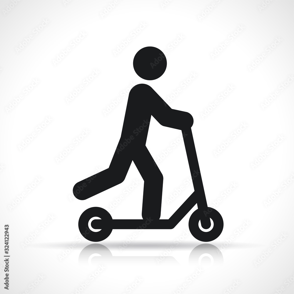 Vector scooter icon symbol design Vector scooter icon symbol design