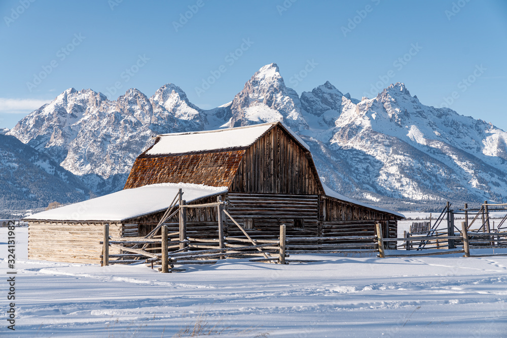 Grand Teton National Park In Winter