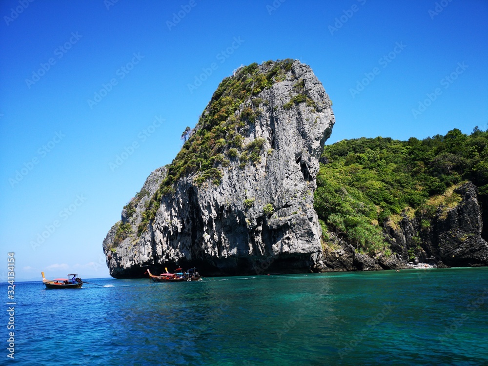 Nui Beach, Ko Phi Phi, Thailand Nui Beach, Ko Phi Phi, Thailand