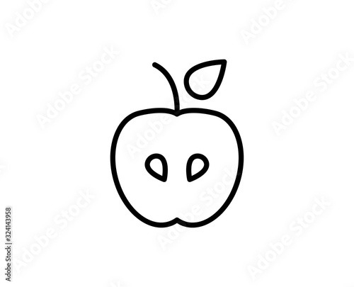 Flat line icon