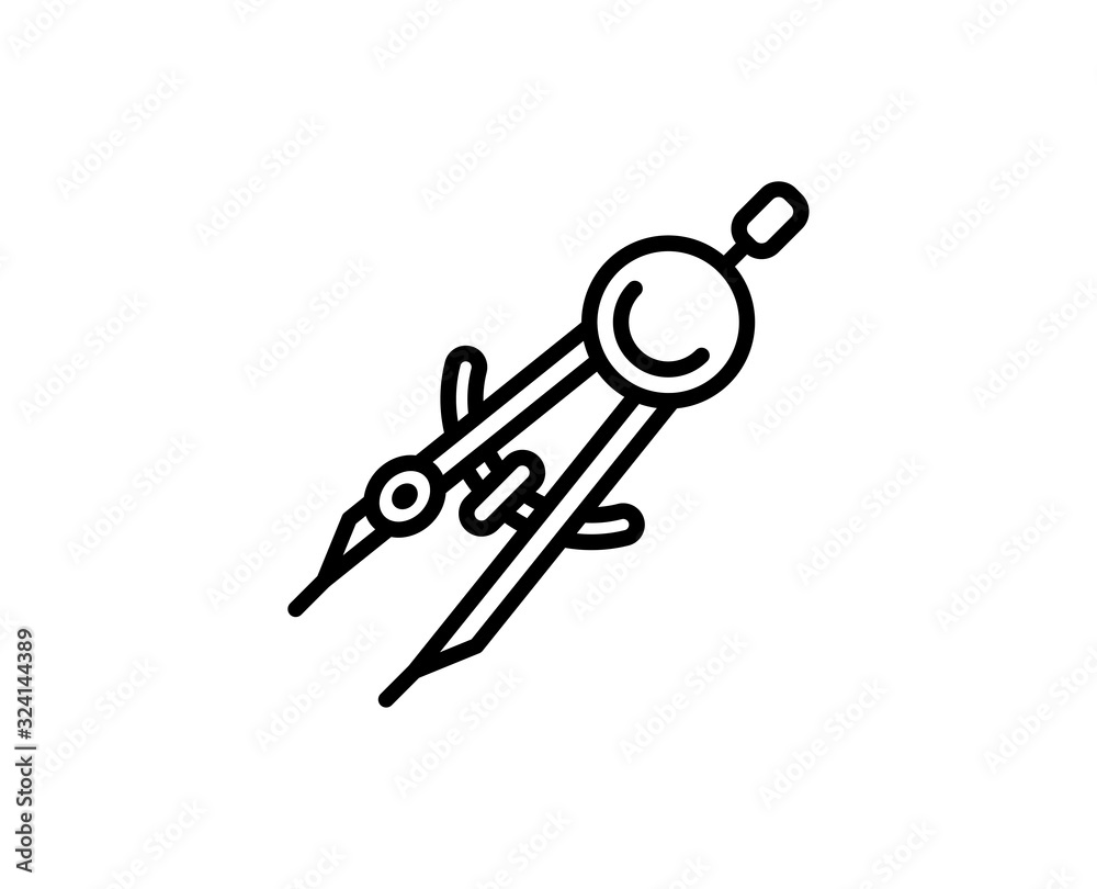 Flat line icon Flat line icon