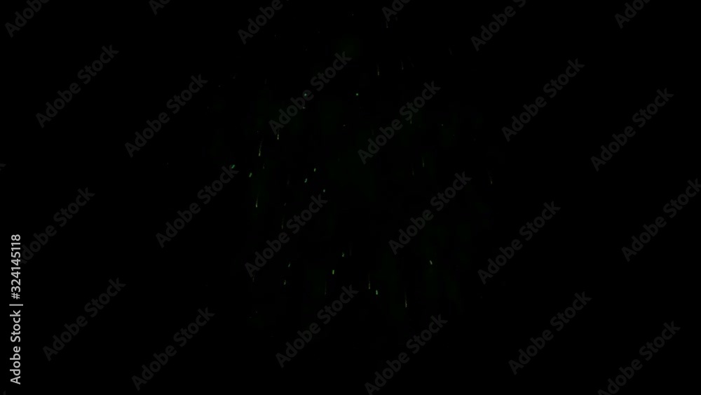 Computer graphics of an exploding colorful salute on a black 4k background Computer graphics of an exploding colorful salute on a black 4k background