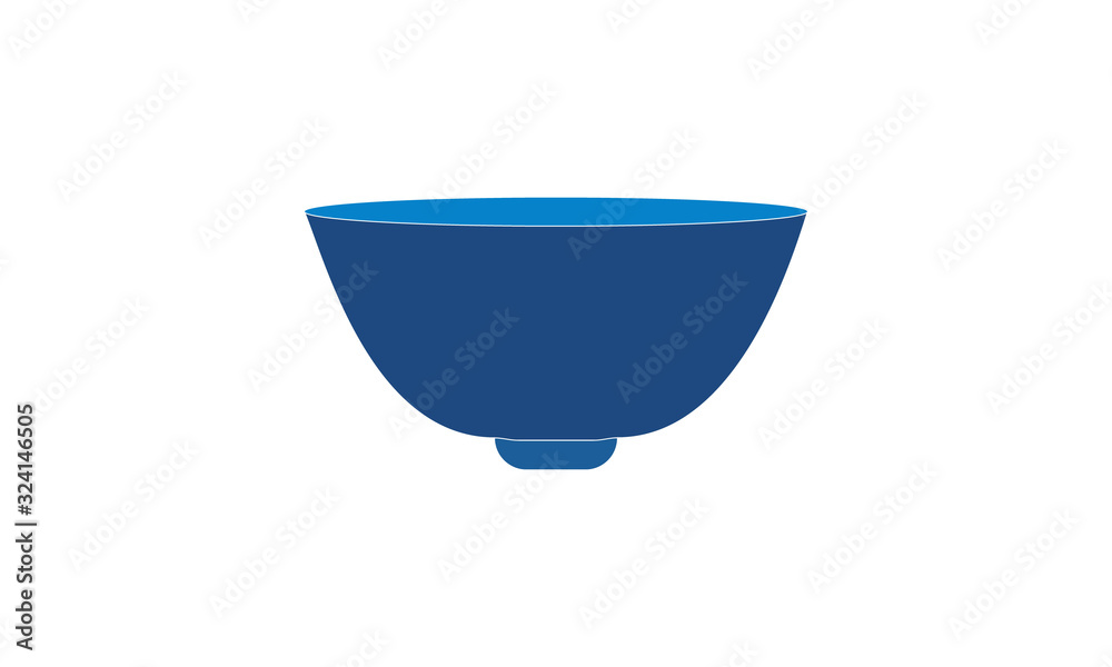 Bowl icon for cooking and food preparation Bowl icon for cooking and food preparation