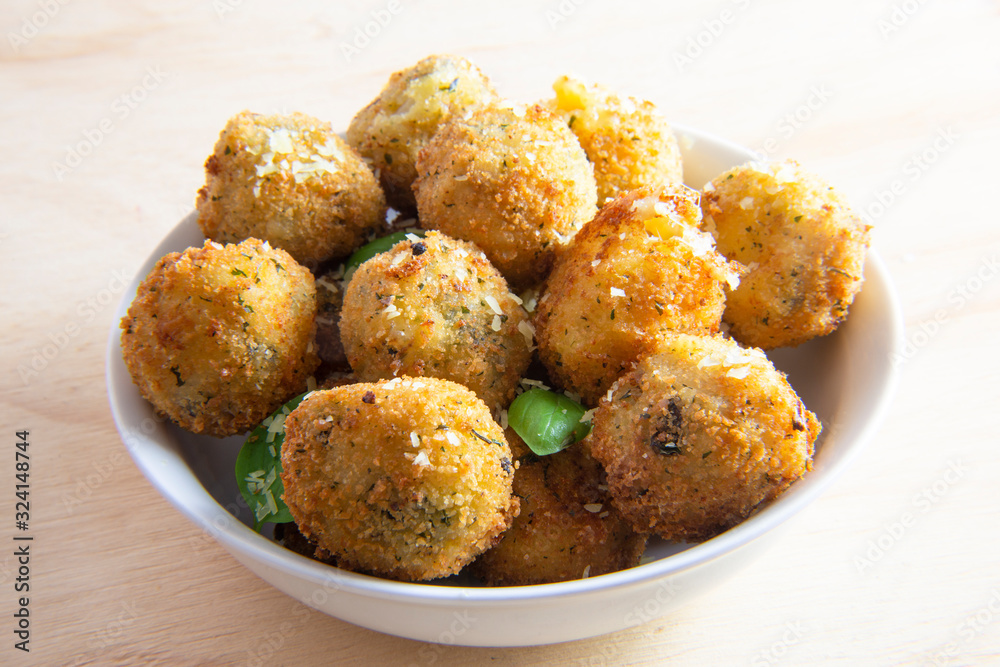 Deep Fried Risotto Balls