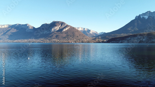 Annecy lake and mountains © fullempty