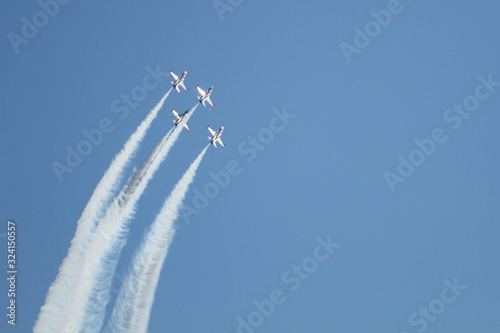 air fighters and the blue sky