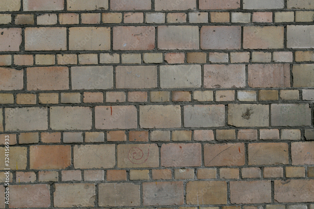 gray rough brick wall abstract background