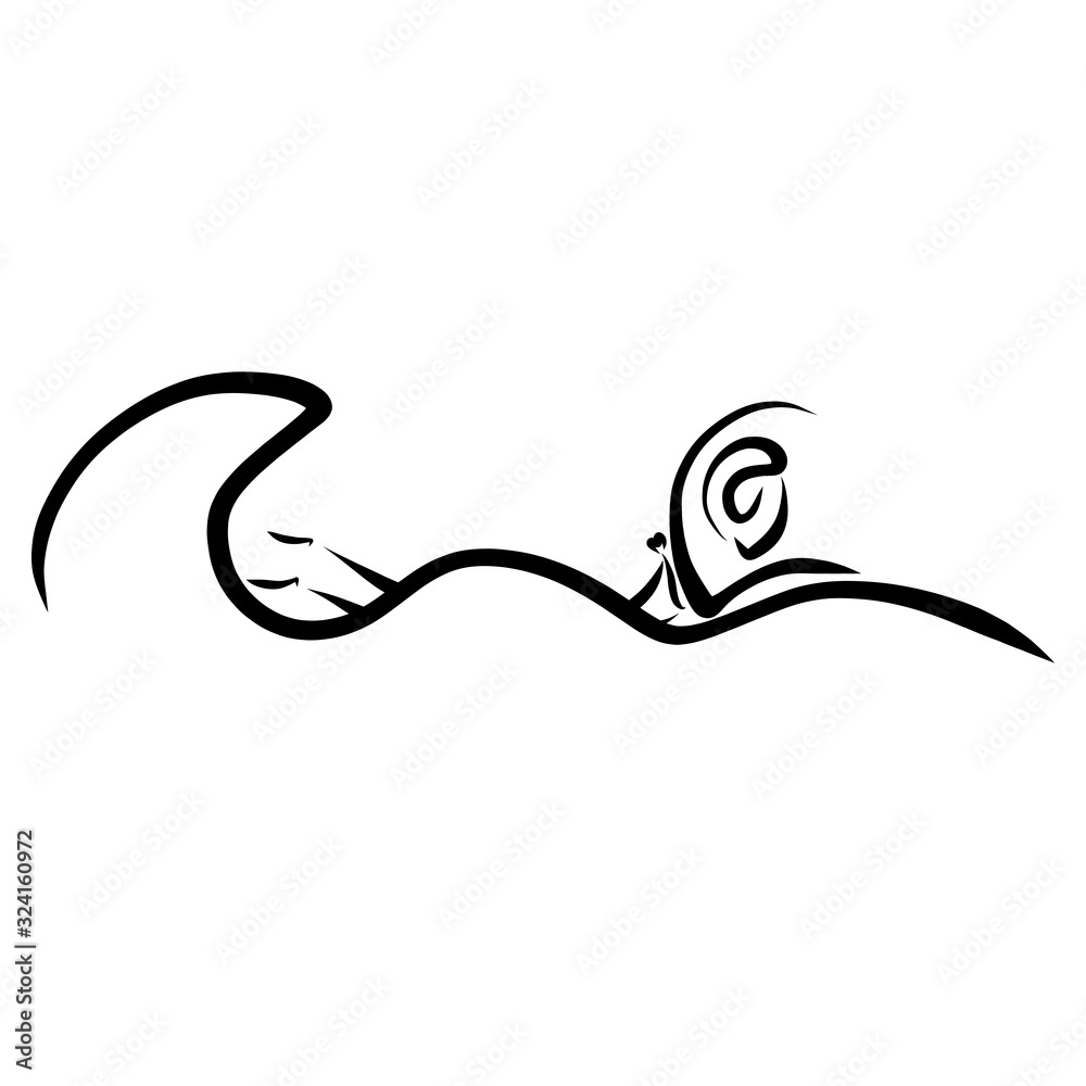 woman floating away from the waves, black abstract pattern woman floating away from the waves, black abstract pattern