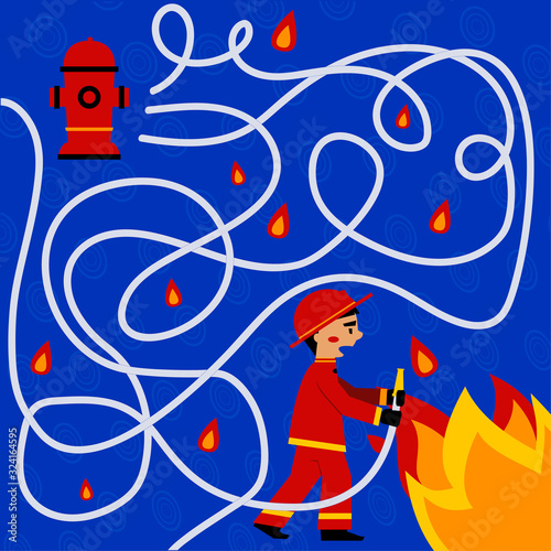 Labyrinth with the Fireman