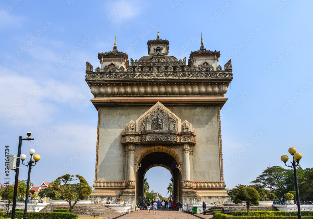 Patuxay Monument of Vientiane, Laos Patuxay Monument of Vientiane, Laos
