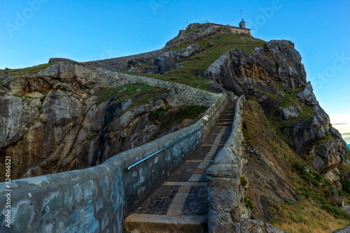 Access by stairs to the hermitage of San Juan de Gaztelugatxe