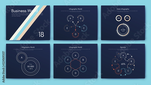 Big set of infographics elements. EPS10. Stock vector