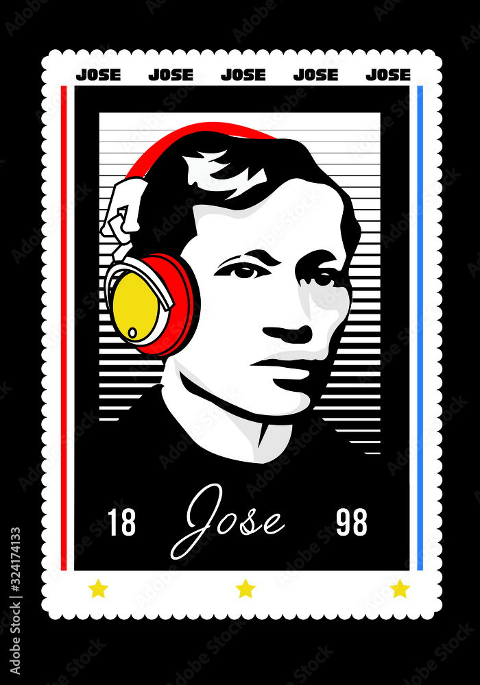 Philippine national hero design vector illustration Stock Vector