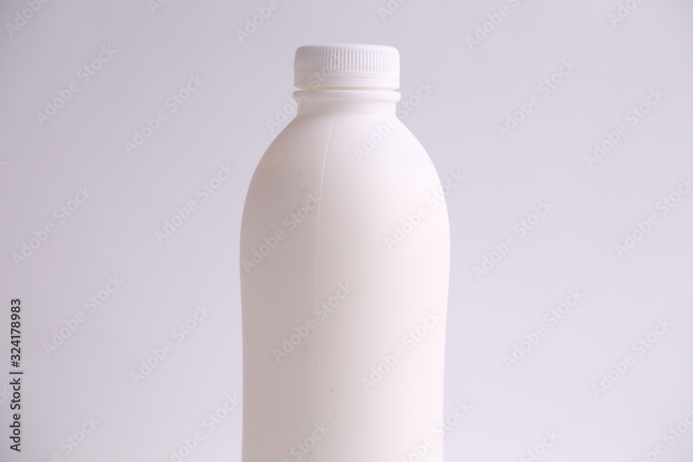 liquid yogurt bottle in color background liquid yogurt bottle in color background