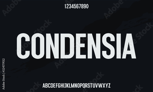 CONDENSED FONT TYPEFACE FOR YOUR HEADLINE