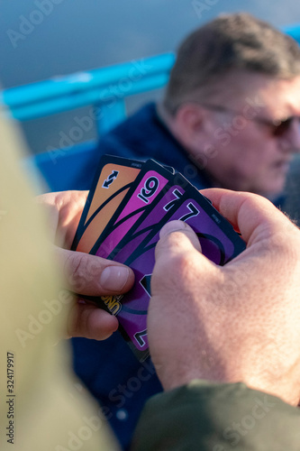 woman holding credit card