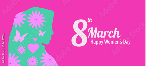 happy women's day 8 march for banner