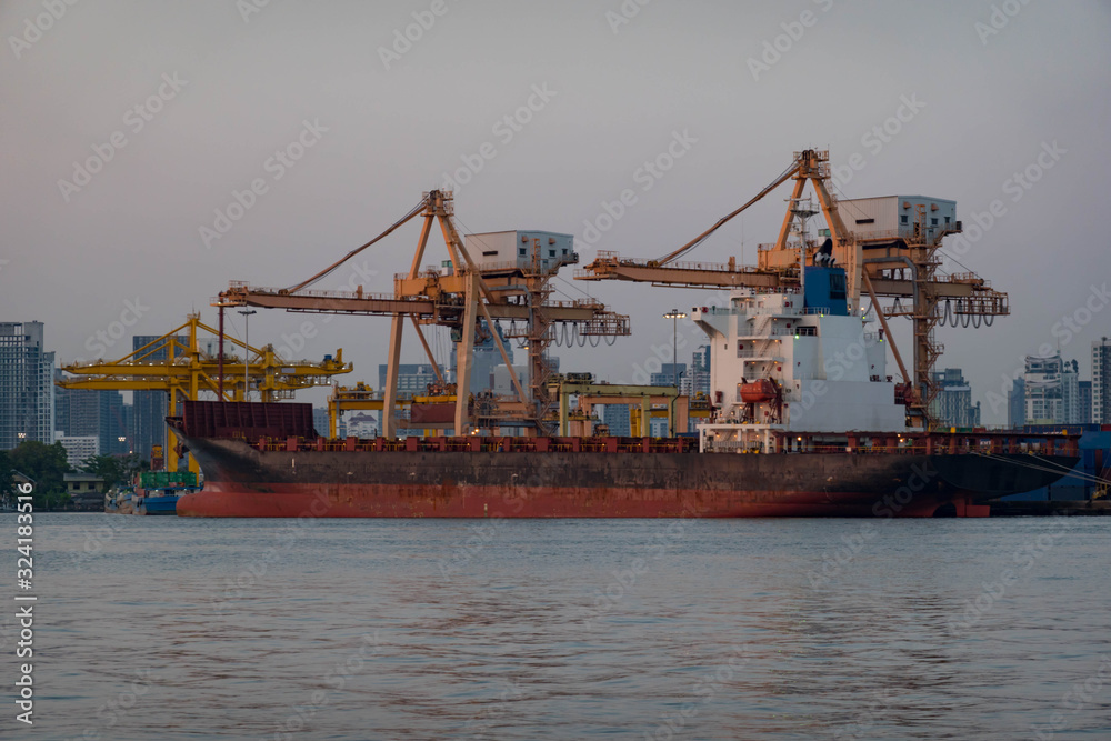 Logistics and transportation of Container Cargo ship bangkok, thailand Logistics and transportation of Container Cargo ship bangkok, thailand