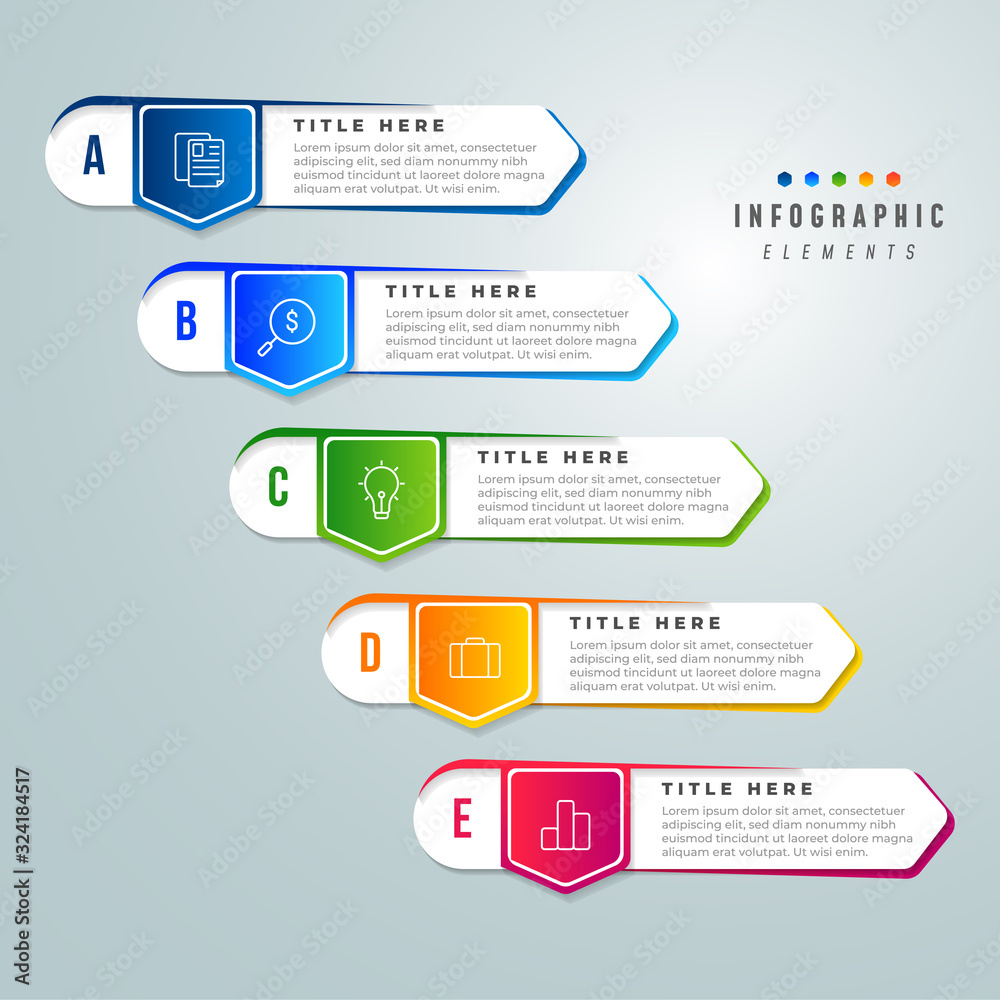 Step infographics for perfect presentation Step infographics for perfect presentation