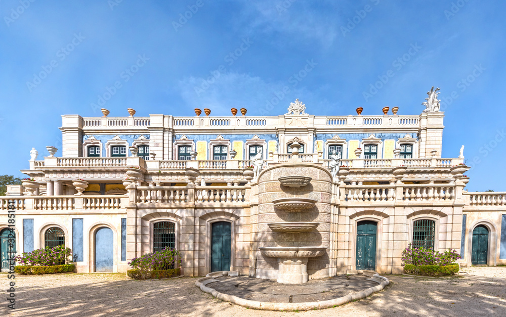 Visiting Queluz national palace