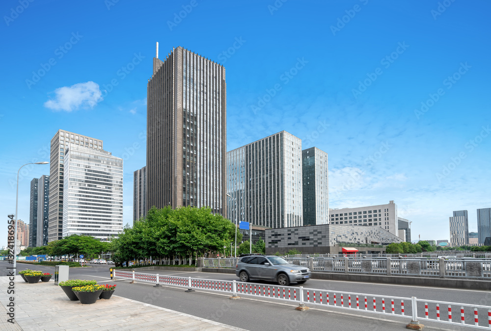 Modern office building in a big city Modern office building in a big city