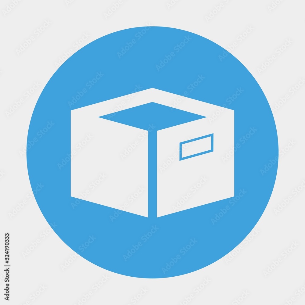 storage box icon vector illustration and symbol for website and graphic design storage box icon vector illustration and symbol for website and graphic design