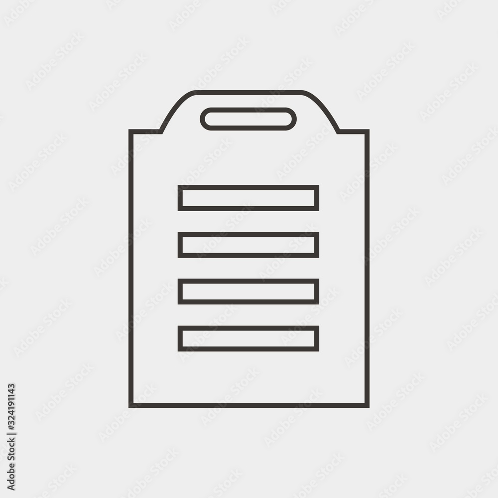 clipboard icon vector illustration and symbol for website and graphic design clipboard icon vector illustration and symbol for website and graphic design