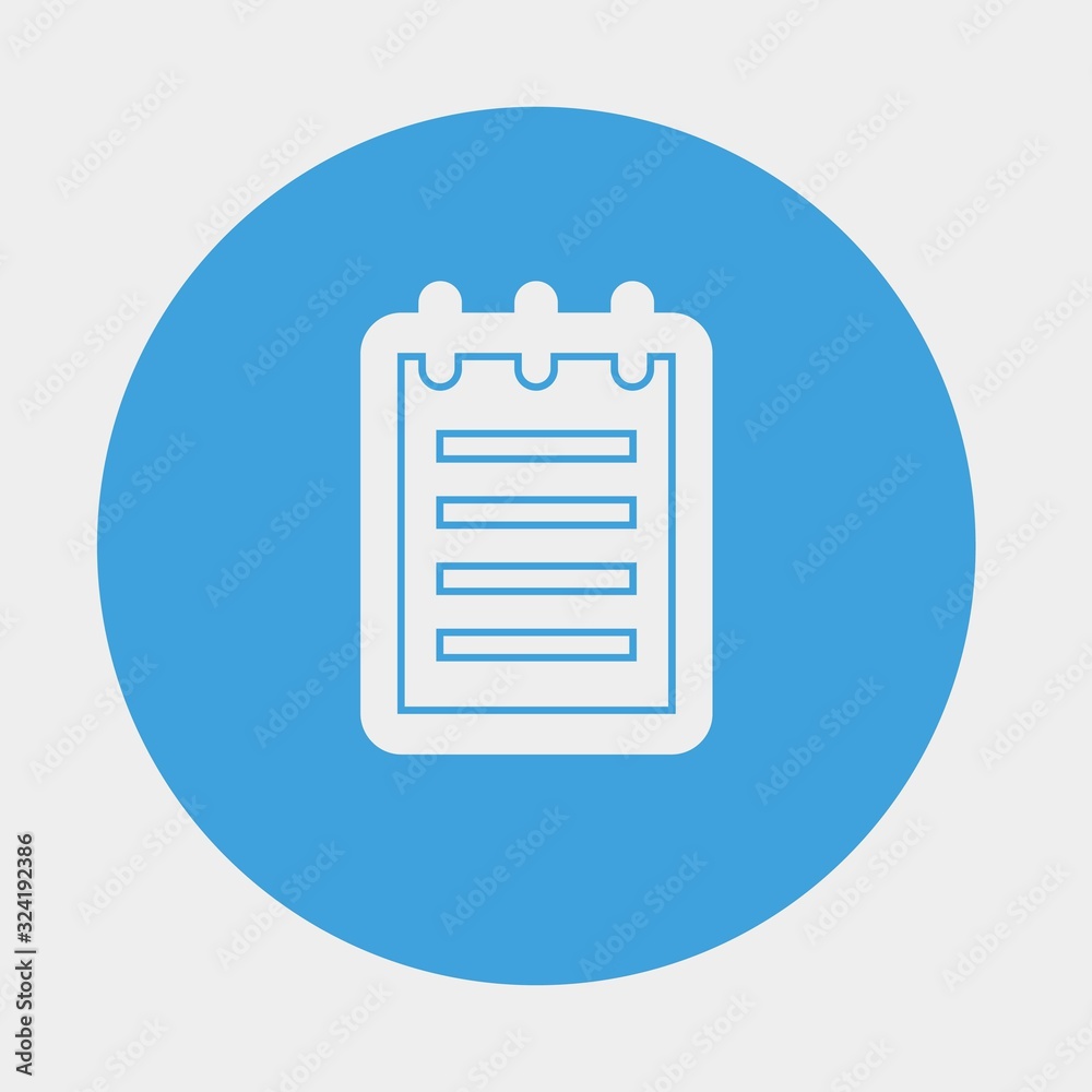 notebook icon vector illustration and symbol for website and graphic design notebook icon vector illustration and symbol for website and graphic design