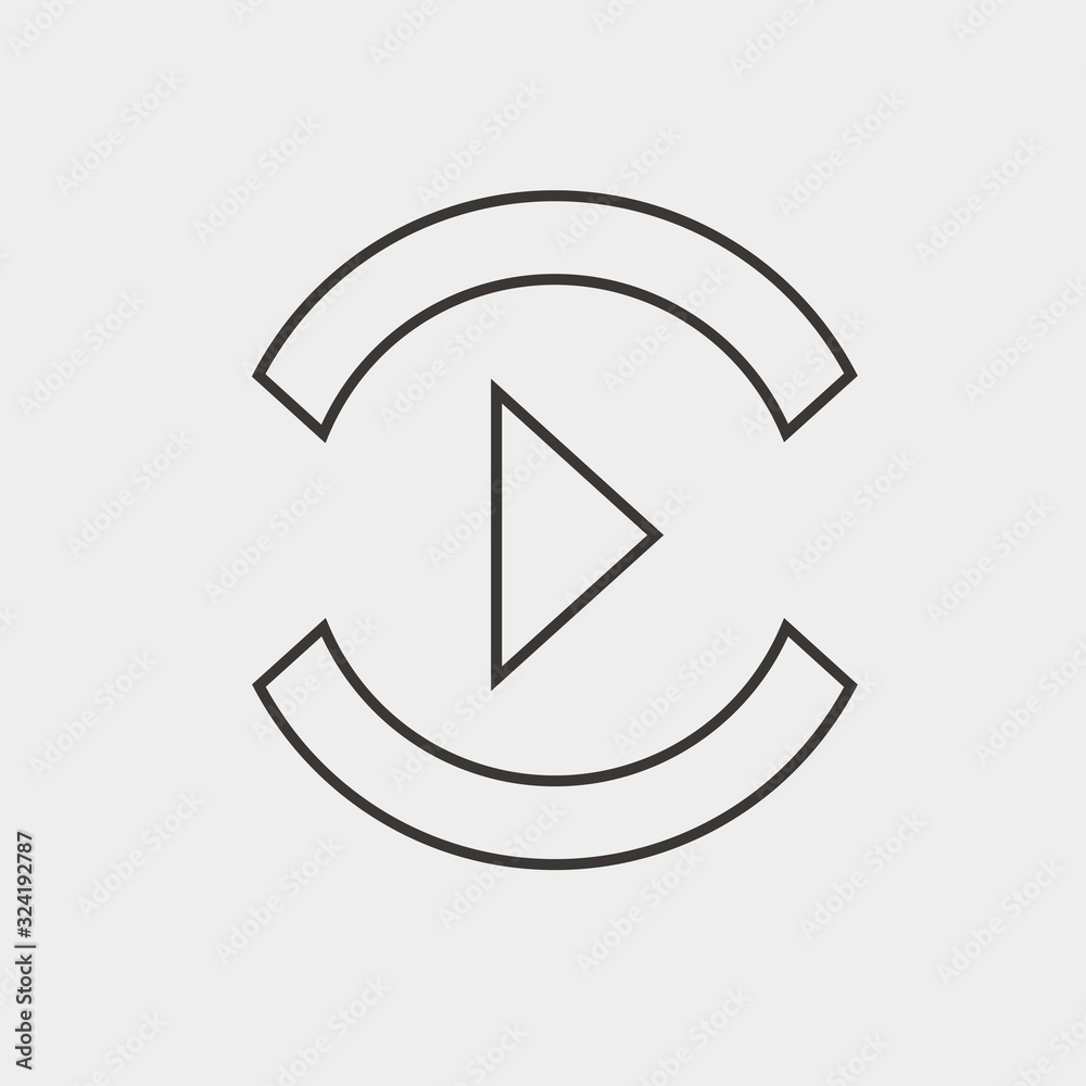 play button icon vector illustration and symbol for website and graphic design play button icon vector illustration and symbol for website and graphic design