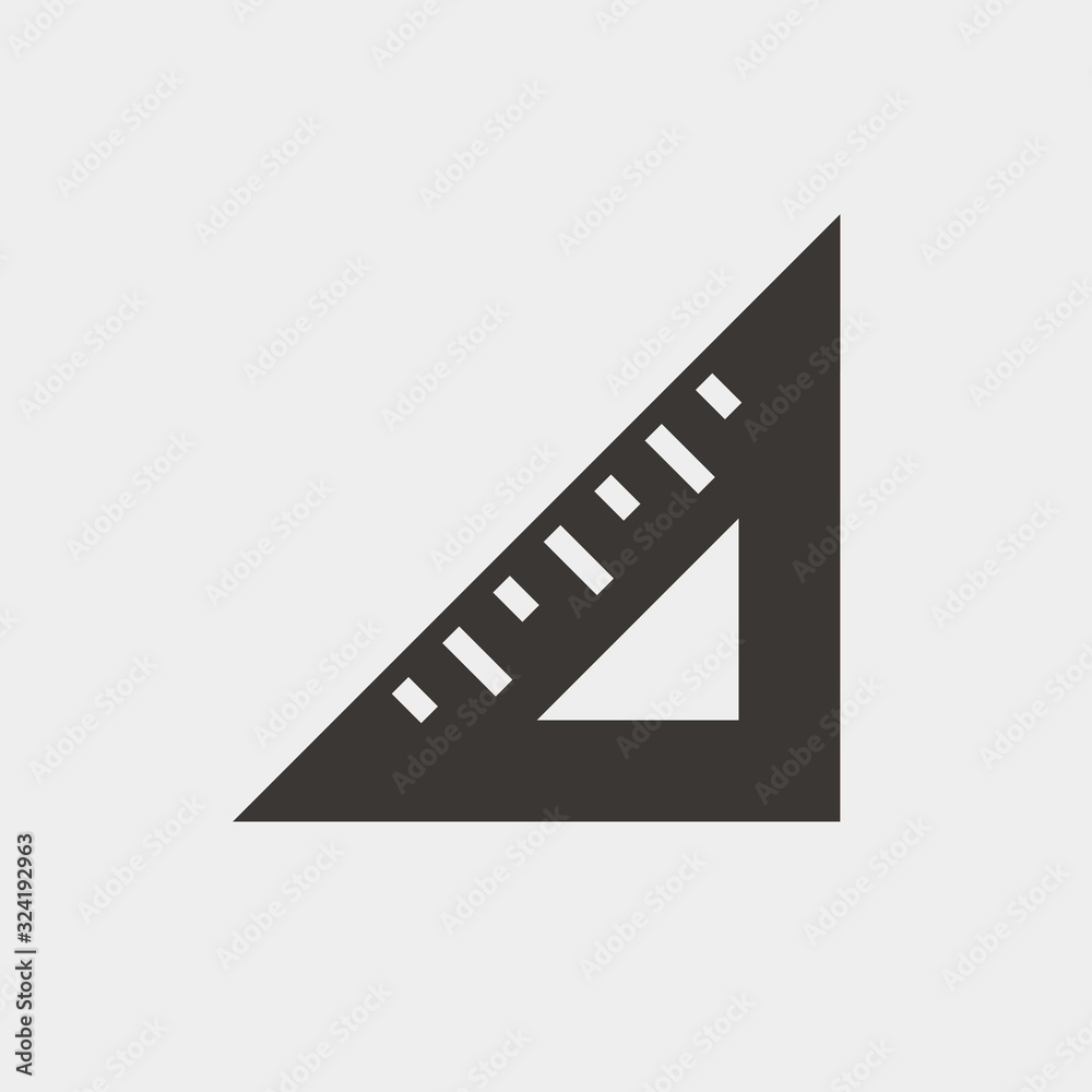 set square icon vector illustration and symbol for website and graphic design set square icon vector illustration and symbol for website and graphic design