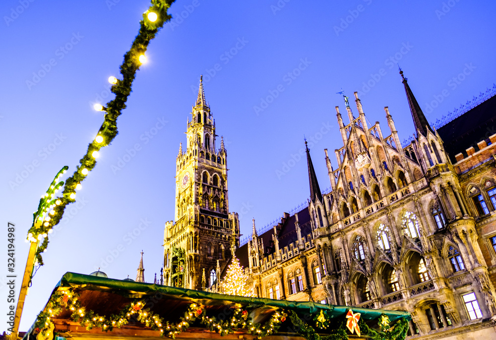 Obraz premium christmas market in munich - germany