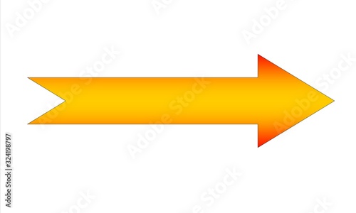 Free Download Freccia gialla e rossa - GFXLoad