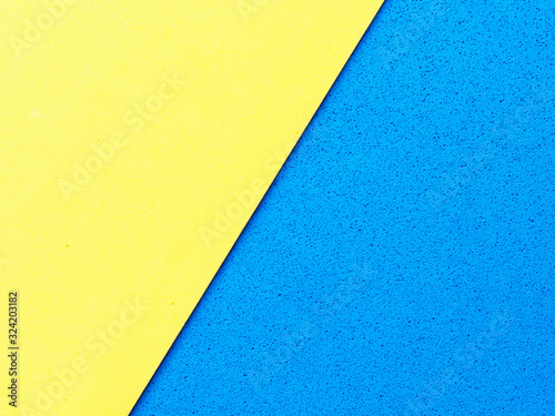 yellow blue background