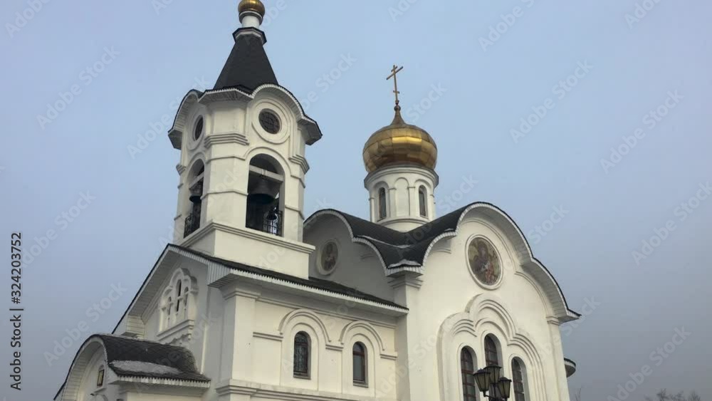 Church Of St. Nicholas. Russian Orthodox Cathedral In Ulan-Ude, Russia Church Of St. Nicholas. Russian Orthodox Cathedral In Ulan-Ude, Russia