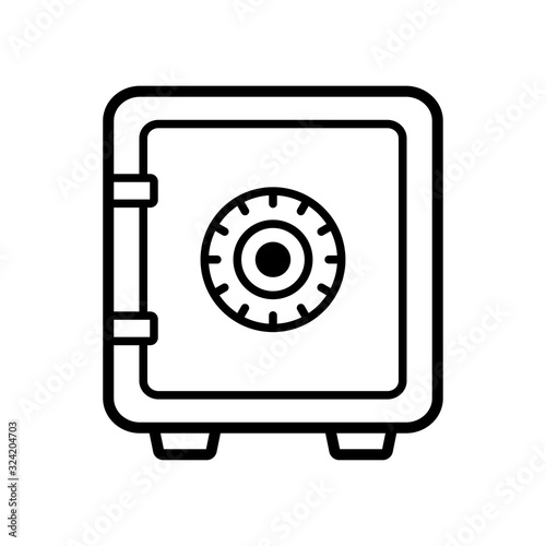 safe - money secure icon vector design template