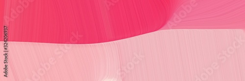 header background graphic with light pink, moderate pink and pale violet red color and modern waves background design