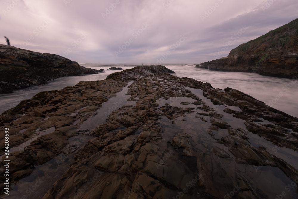 Spooner's Cove in Montaña de Oro state park, California, United States. Spooner's Cove in Montaña de Oro state park, California, United States.