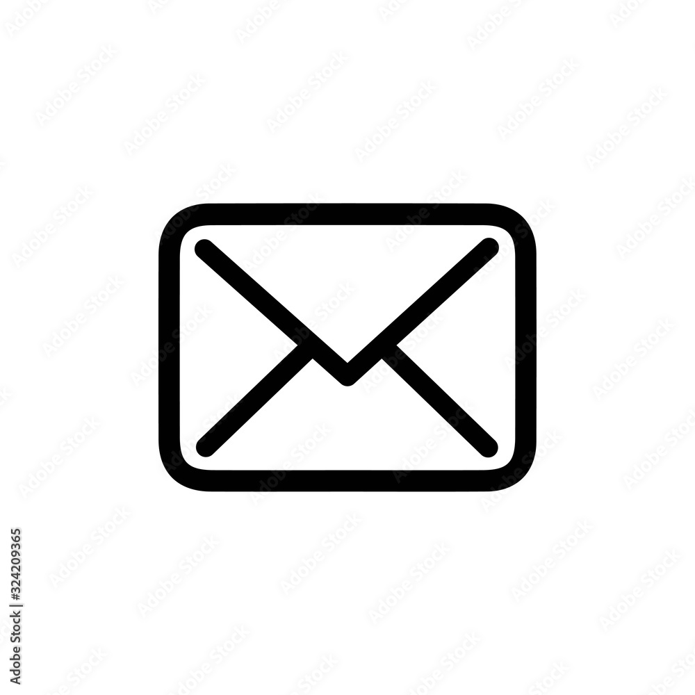 Envelope Icon message vector illustration Envelope Icon message vector illustration