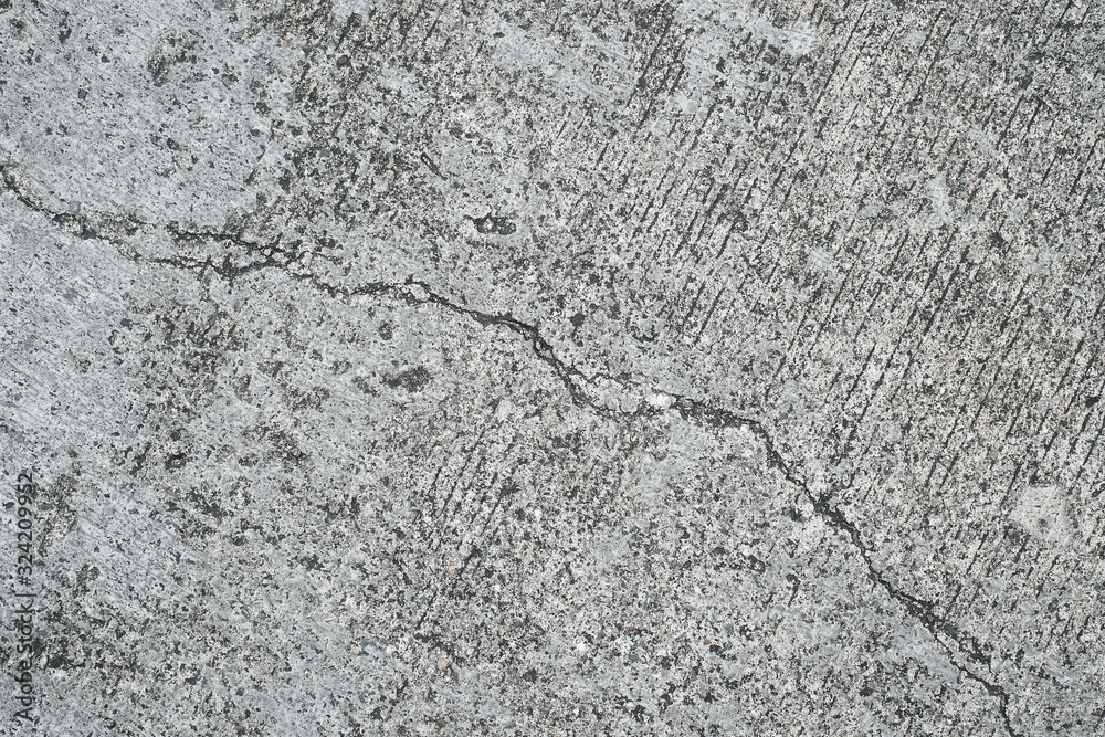 cracked concrete floor texture - old road