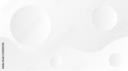 Modern halftone white and grey background. Design decoration concept for web layout, poster, banner. Abstract template. Trendy vector wallpaper. Artistic background. Creative abstract vector backdrop.