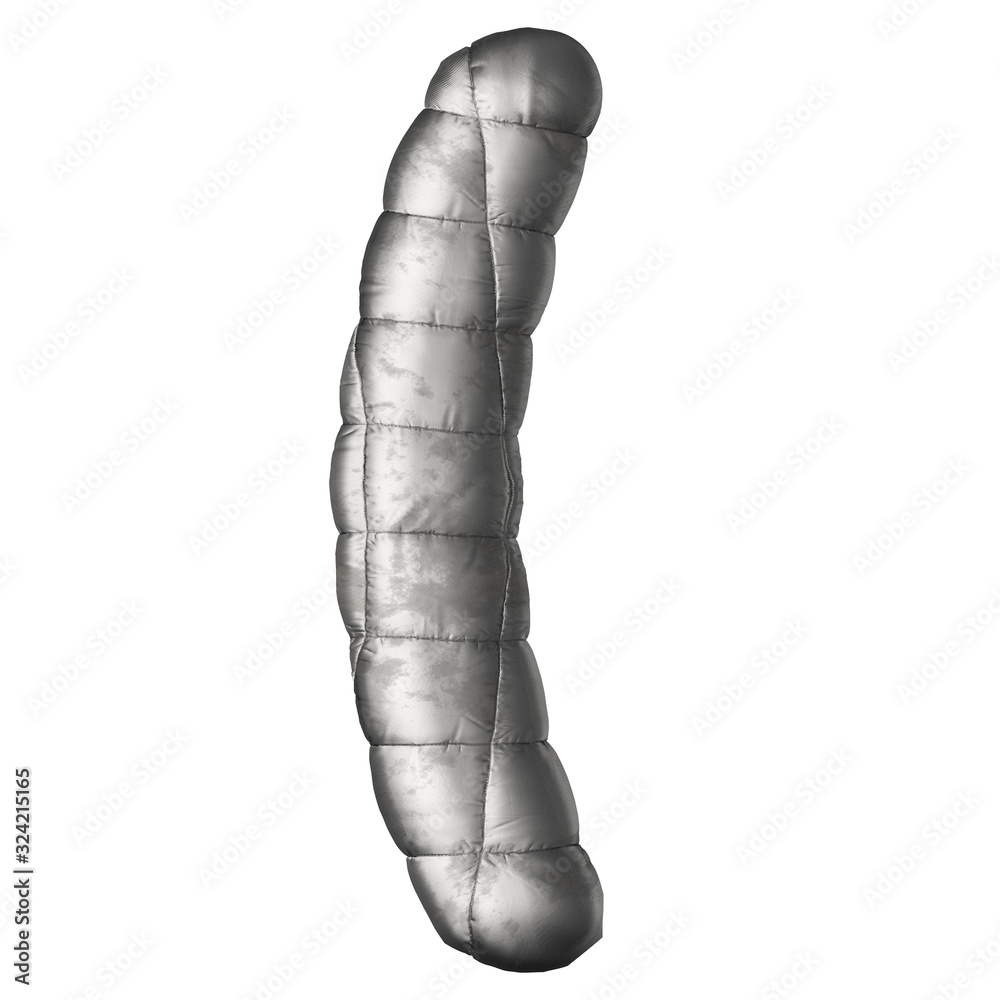 letters dressed in a shiny quilt blanket