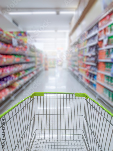 shopping in supermarket