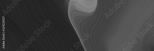 dynamic header with very dark blue, dim gray and gray gray colors. dynamic curved lines with fluid flowing waves and curves