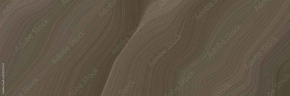 colorful banner design with dark olive green, pastel brown and dark slate gray colors. dynamic curved lines with fluid flowing waves and curves