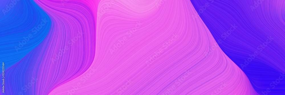 flowing banner with orchid, royal blue and blue violet colors. dynamic curved lines with fluid flowing waves and curves flowing banner with orchid, royal blue and blue violet colors. dynamic curved lines with fluid flowing waves and curves