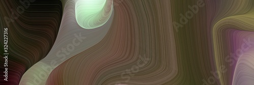 flowing header design with old mauve, ash gray and very dark green colors. dynamic curved lines with fluid flowing waves and curves © Eigens